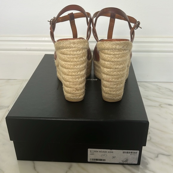 Saint Laurent Tribute wedges 7 - Picture 11 of 16